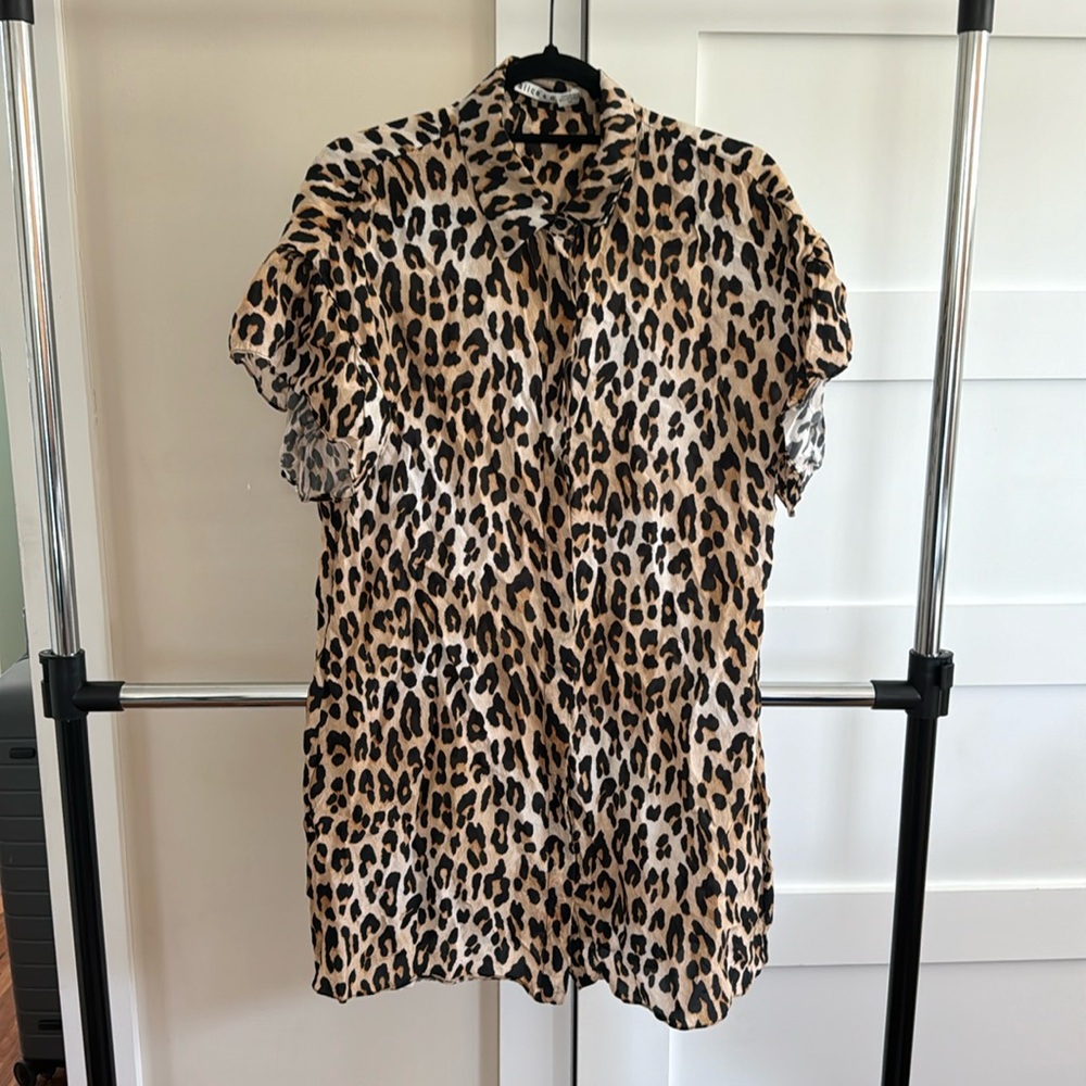 Alice & Olivia Cheetah Dress